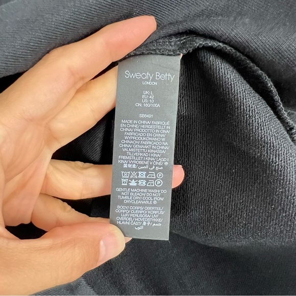 Sweaty Betty Avery Short Sleeve Too L - Picture 6 of 6